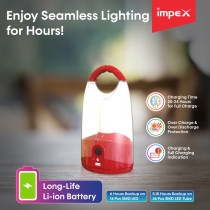 Impex CB 2288 Rechargeable LED Lantern + 3W Solar Panel