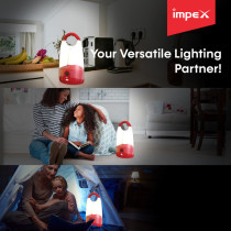 Impex CB 2288 Rechargeable LED Lantern + 3W Solar Panel
