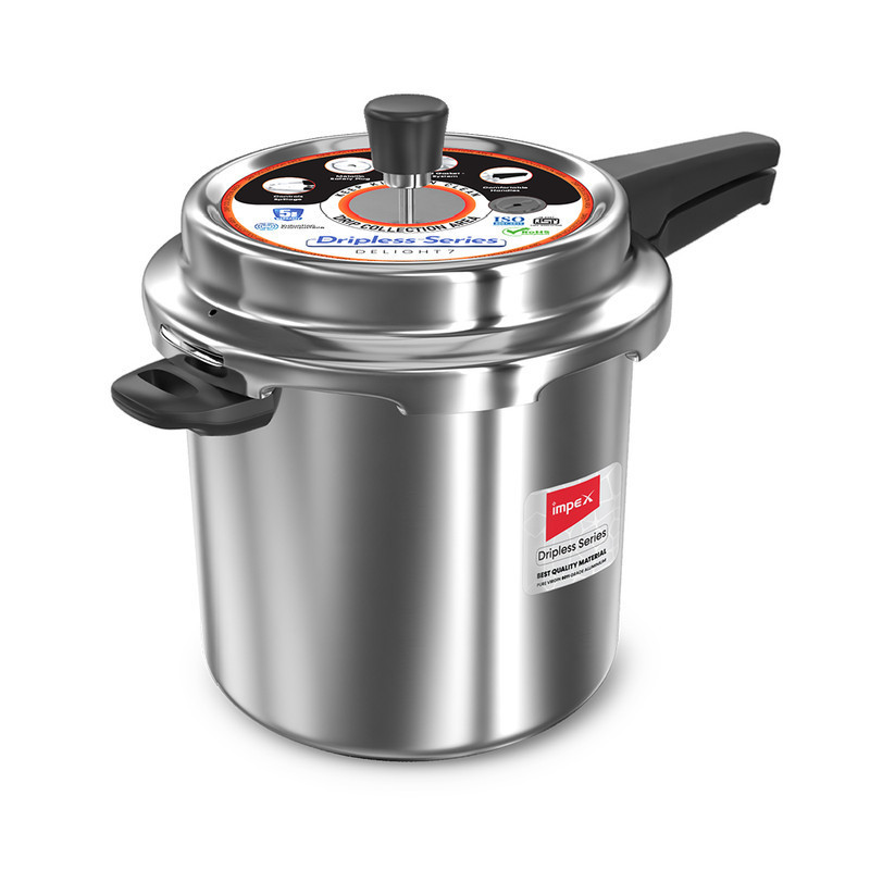 Impex DELIGHT 10 Aluminium Pressure Cooker with Dripless series