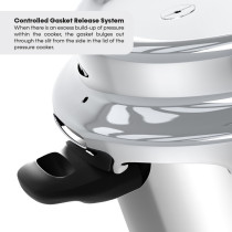 Impex DELIGHT 5 C3 Aluminium Pressure Cooker 5 Ltr+3 Ltr with Dripless series