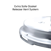 Impex ECO 3 Litre aluminum pressure cooker with Gasket Release System