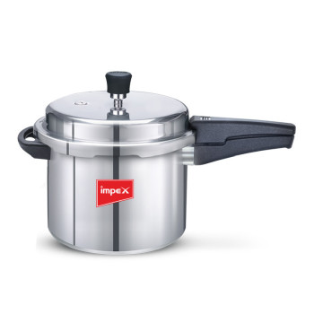 Impex ECO 5 Litre aluminum pressure cooker with Gasket Release System