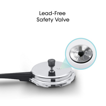 Impex ECO 5 Litre aluminum pressure cooker with Gasket Release System