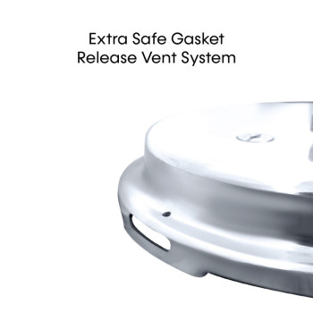 Impex ECO 5 Litre aluminum pressure cooker with Gasket Release System