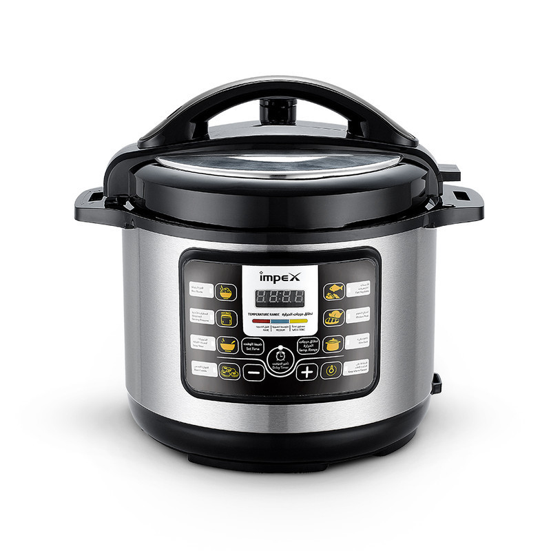 Impex EPC 17 Litre 2000W Electric Pressure Cooker featuring Anti-Dry Heating Plate