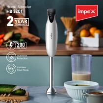 Impex HB 3201 200W Hand Blender with Overheat protection