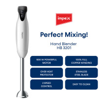 Impex HB 3201 200W Hand Blender with Overheat protection