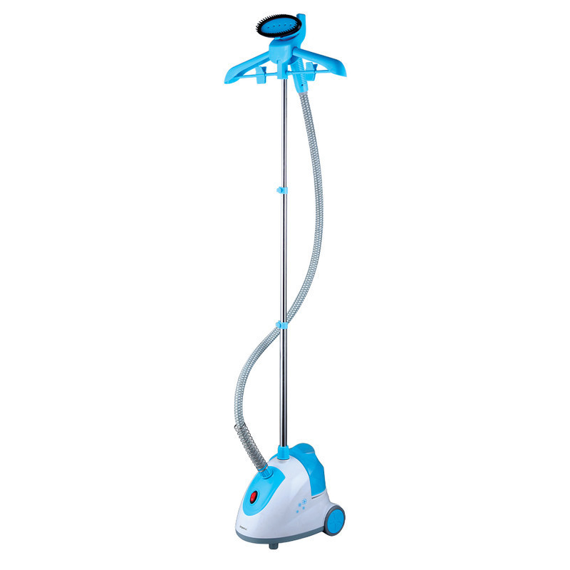 Impex GSM 6011 1.7 Liter Garment Steamer With Temperature Control System 360 Degree Folding Swivel Hanger, Blue