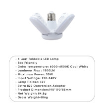 Impex GLARE 33 Deformable 4 Leaf Foldable Lamp 
