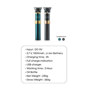 Impex GK 403 1300mah 3 in 1 Grooming Kit With Codeless use, Assorted