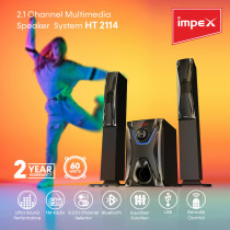 Impex HT 2114 2.1 Channel Multimedia Ultra Speaker System 