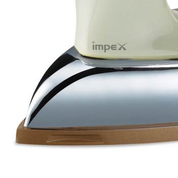 Impex IB 201 1200W Heavy Duty Dry Iron Box With Golden Ceramic Coated Sole Plate