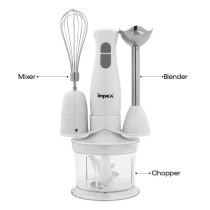 Impex HB 3207 300 Watts Hand Blender Set with 2 Speeds control