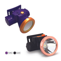 Impex HL 2201 3W 1200 mAh Rechargeable LED Head Lamp Flashlight with exchangeable battery 15 hours capacity (Multicolor)