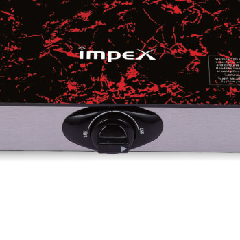 Impex IGS 1213F Auto Ignition 3 Burner LP Gas Stove With Toughened Glass Long Life Spill Tray