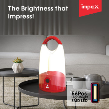 Impex IL 686 Rechargeable LED Lantern With 360 Degree Light-Emitting Angle