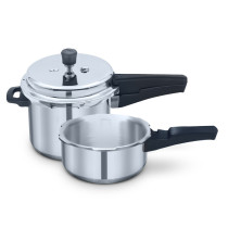 Impex IPC 5C3 5 Litre + 3 Litre Combo Aluminum Pressure Cooker