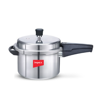 Impex IPC 701 7 liters Aluminium Pressure Cooker with Gasket Release System
