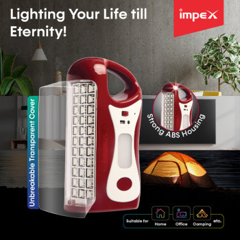 Impex IL 702 4500mAh Rechargeable LED Emergency Lantern