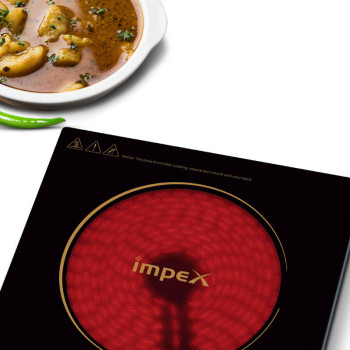 Impex Infrared Cooktop (IR 2701-A) All cookware compatible Infrared Induction Cooktop
