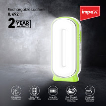 Impex IL692 Reachargeable Lantern with Super bright SMD LED+Tube