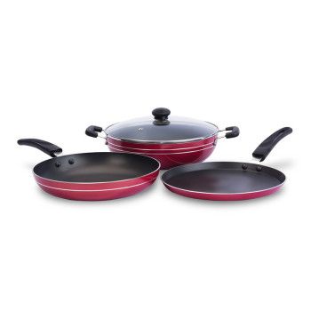 Impex KTF 444 Non-Stick 4Pcs Cookware Set with Dishwasher Safe