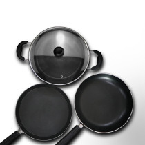 Impex KTF 444 Non-Stick 4Pcs Cookware Set with Dishwasher Safe