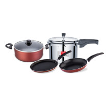 Impex KUK 6 4Pcs Kitchen Utility Kit with High-Grade Non-Stick Greblon Coating