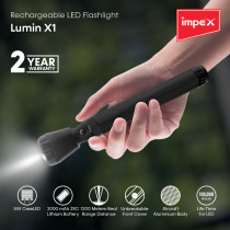 Impex LUMIN X1 Rechargeable 5W CREELED Flashlight with Aircraft aluminium body