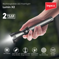 Impex LUMIN X2 2000 mAh Rechargeable LED Flashlight