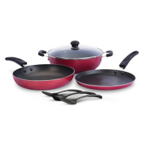 Impex KUK 7 7Pcs Non-stick Cookware Set with Uniform Heat Distribution Technology
