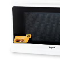 Impex MO 8101 20 Litre Digital Mircrowave Oven With Clock Cooking End Signal Child Safety Lock, White