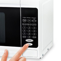 Impex MO 8101 20 Litre Digital Mircrowave Oven With Clock Cooking End Signal Child Safety Lock, White