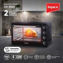 Impex OV 2904 100 Litre 2200 Watt Electric Oven with Rotisserie function