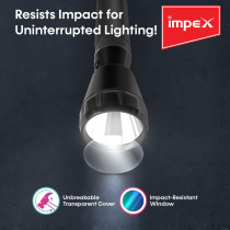 Impex LUMIN X0 300mAh Rechargeable  5 W Cree LED Flashlight