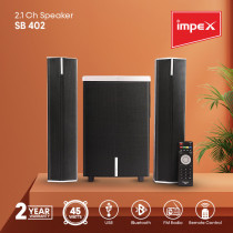 Impex Music Bar SB 402  45 Watts 2.1 Channel Multimedia Speaker System