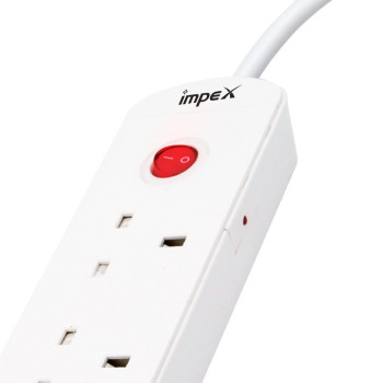 Impex PS 7405 3m Power Socket with Overload Protector