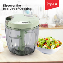 Impex MS 900 ml Mini Slicer with Stainless Steel Sharp Blades