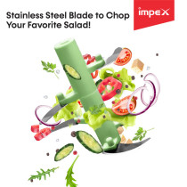 Impex MS 900 ml Mini Slicer with Stainless Steel Sharp Blades