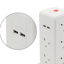Impex PS 7406 Multiple Cord Extension Set with Overload Protection