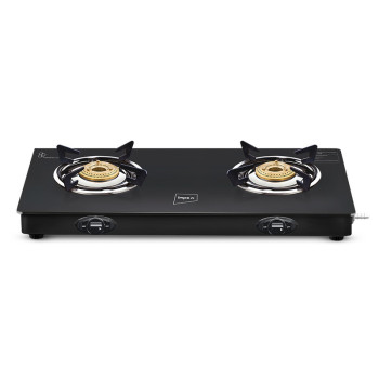 Impex SPECTA IGNITE 2B Glass Top Gas Stove