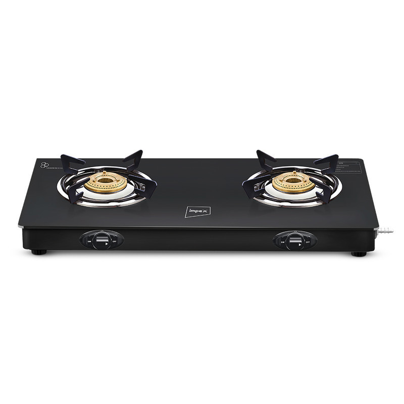 Impex SPECTA IGNITE 2B Glass Top Gas Stove