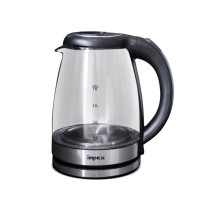 Impex STEAMER 1802 1.8 Litre 1500W Electric Glass Kettle