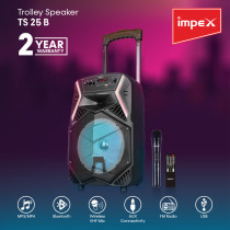 Impex TS 25B 8 Inch 25W Trolley Speaker