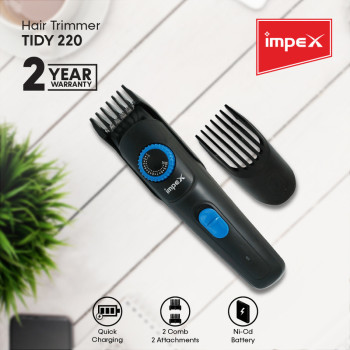Impex TIDY 220 3W Hair Trimmer Featuring Quick Charging