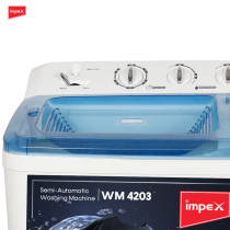 Impex WM 4203 13 Kg Semi-Automatic Washing Machine with Low Noise Motor System