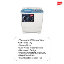 Impex WM 4203 13 Kg Semi-Automatic Washing Machine with Low Noise Motor System