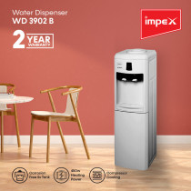 Impex WD 3902B 450W 2 Tap Hot & Compressor Cold Water Dispenser