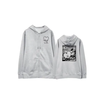 Bulletproof Youth League Jim'S Style Zip Up Hoodies Sweatshirts Women Men Casual Jacket Zipper Coat