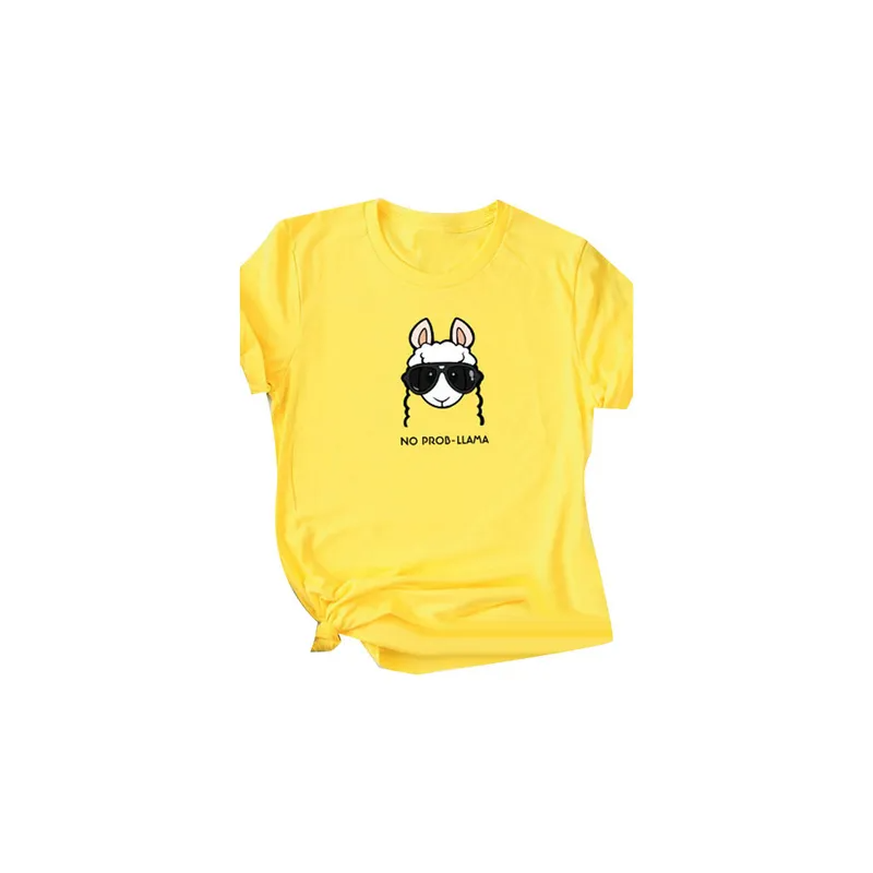 Cartoon Printed Tshirt YellowBlack